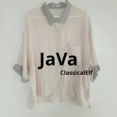 《JaVaジャバ コラボ》男前ニッチがマッチ。メンズライククレリックシャツLのサムネイル