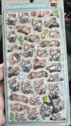 BONBON DROP レッサーパンダ ボンボンドロップシール　正規品