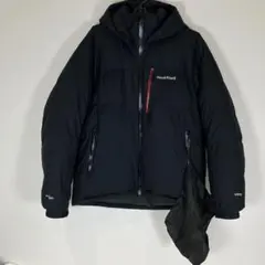 【試着のみ】 XL モンベル パーマフロストダウンパーカ ブラック ゴアテックス