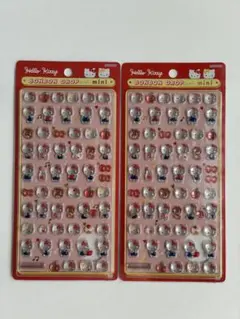 国内正規品　ハローキティ ボンボンドロップシール ミニ 2枚セット