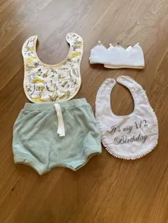 ハーフバースデー小物　スタイKULUMINOKI　パンツPETIT BATEAU