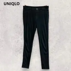 ユニクロ スキニーパンツ L ブラック ストレッチ シンプル