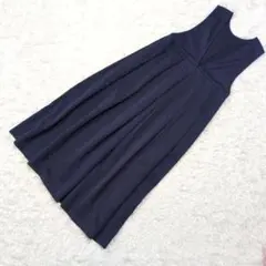 【アルマデザイン】ネイビー ワンピース ジャンスカ M マタニティ