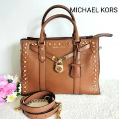 美品☆マイケルコース☆2wayハンド/ショルダーバッグ ヌーボー ハミルトン