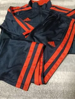 adidas セットアップCLIMALITE ネイビー/オレンジ