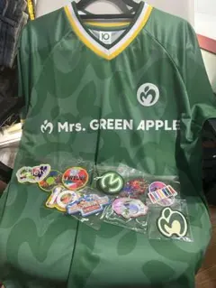 ミセスグリーンアップル 10周年記念BOXゲームTシャツ、ワッペンセット
