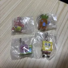 \新品未使用/スポンジボブ めじるしアクセサリー セミコンプリートセット