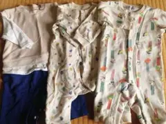 【美品】セット UNIQLO EDWIN他　ロンパース　70