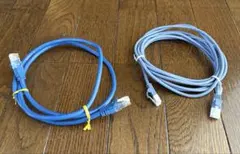 LANケーブル 青1m と3m 2本セット