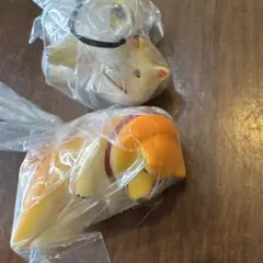 柴犬 フィギュア キーホルダー 2個セット　拒否犬