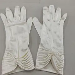 ホワイト ウェディンググローブ