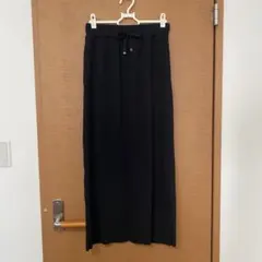 新品未使用 ローリーズファーム カットリブタイトスカート 伸縮性マキシ丈
