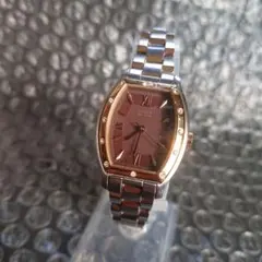 CITIZEN ECO DRIVE E031トノー型腕時計レディース