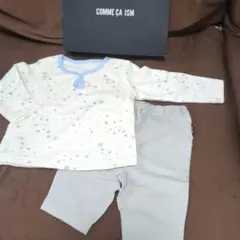 コムサイズム　COMME CA ISM 星柄　パジャマ　セットアップ　80cm