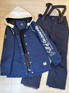 スノーボードウェア 上下セット レディース ネイビー