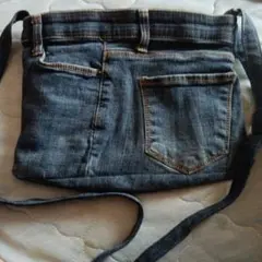 デニムリメイク ショルダーバッグ 男前 男女兼用