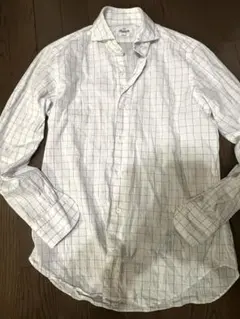 ジャンネット vinci fit 長袖 カッタウェイ 太陽 白 39 コットン