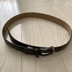 メンズ　ベルト　未使用品　レザー　ブラウン