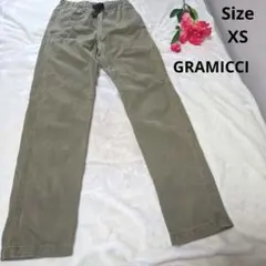 【人気☆オシャレ☆GRAMICCI】カーキ　ベルトパンツ　サイズXS