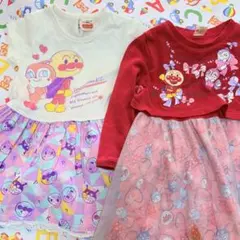 アンパンマンキッズコレクション　ワンピース2枚　100のサムネイル
