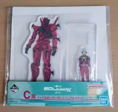 ビジュアルスタンド シャア＆ 赤いガンダム