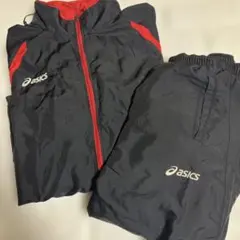 アシックス　ウインドブレーカー上下セット　XOサイズ　防寒仕様