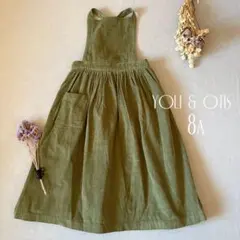 YOLI &OTISヨリアンドオーティス コーデュロイエプロンドレス130