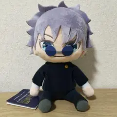 呪術廻戦　5周年　おすわり　Mぬいぐるみ　vol.2　五条悟　ラウンドワン限定