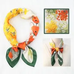 大判 スカーフ おしゃれ シルク調ストール きれいめ 通勤 バック 【B】