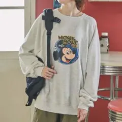 【Disney】ミッキーマウスクラブ ヴィンテージライクオーバーサイズスウェット