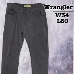 Wrangler　チノパン　コットンパンツ　ダークグレー　W34 L30　古着