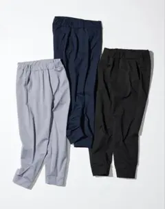 【難あり】ユニクロ　ウルトラストレッチドライ ジョガーパンツ　ブルー