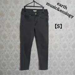 earth music&ecology くすみブラックスキニーパンツsストレッチ