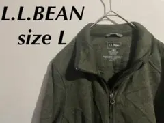 【アースカラー】L.L.Bean フリース グリーン Lのサムネイル