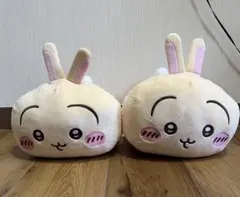 ちいかわ もっちるねそべり BIGぬいぐるみ② うさぎ 2点セット