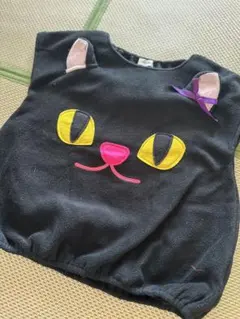 【中古】黒猫 コスチューム トップス 130cm ハロウィン 仮装