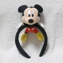 ミッキーマウス ぬいぐるみカチューシャ ディズニー