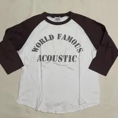 アコースティック　acoustic Mサイズ　7部丈カットソー