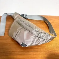 希少色 PORTER ポーター タンカー ボディバッグ ウエストポーチ グレー