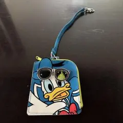 東京ディズニーリゾート ドナルド パスケース ネックストラップ付