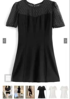 GRL ドット柄シフォンミニワンピース［K9188c］ ワンピース