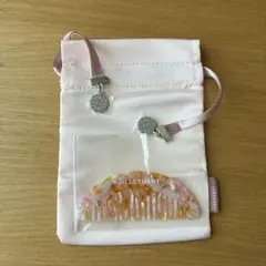 JILL STUART ピンクポーチ コーム付き