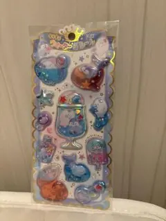 正規品　キラキラウォーターinシール　シール　シマエナガのサムネイル