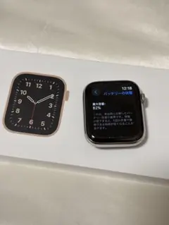 Apple Watch series5 BT82% 44mm ステンレス