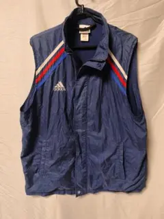 adidas ナイロンベスト メッシュ裏地 90s スポーツ メンズ XOのサムネイル