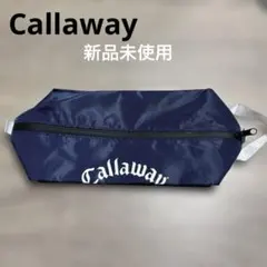 新品未使用　Callaway ジッパー付きポーチ ネイビー