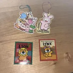 たべっ子どうぶつ アクリルステッカー ラバーチャーム