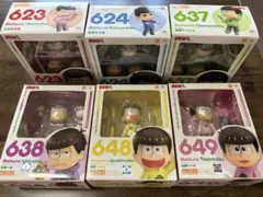 【新品】おそ松さん ねんどろいど 6体セット　松野カラ松　松野一松　松野十四松