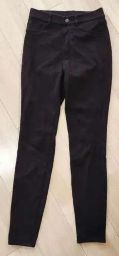 UNIQLO　HEATTECH ブラック スキニーパンツ S