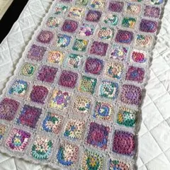 ハンドメイド　マルチカバー　ブランケット